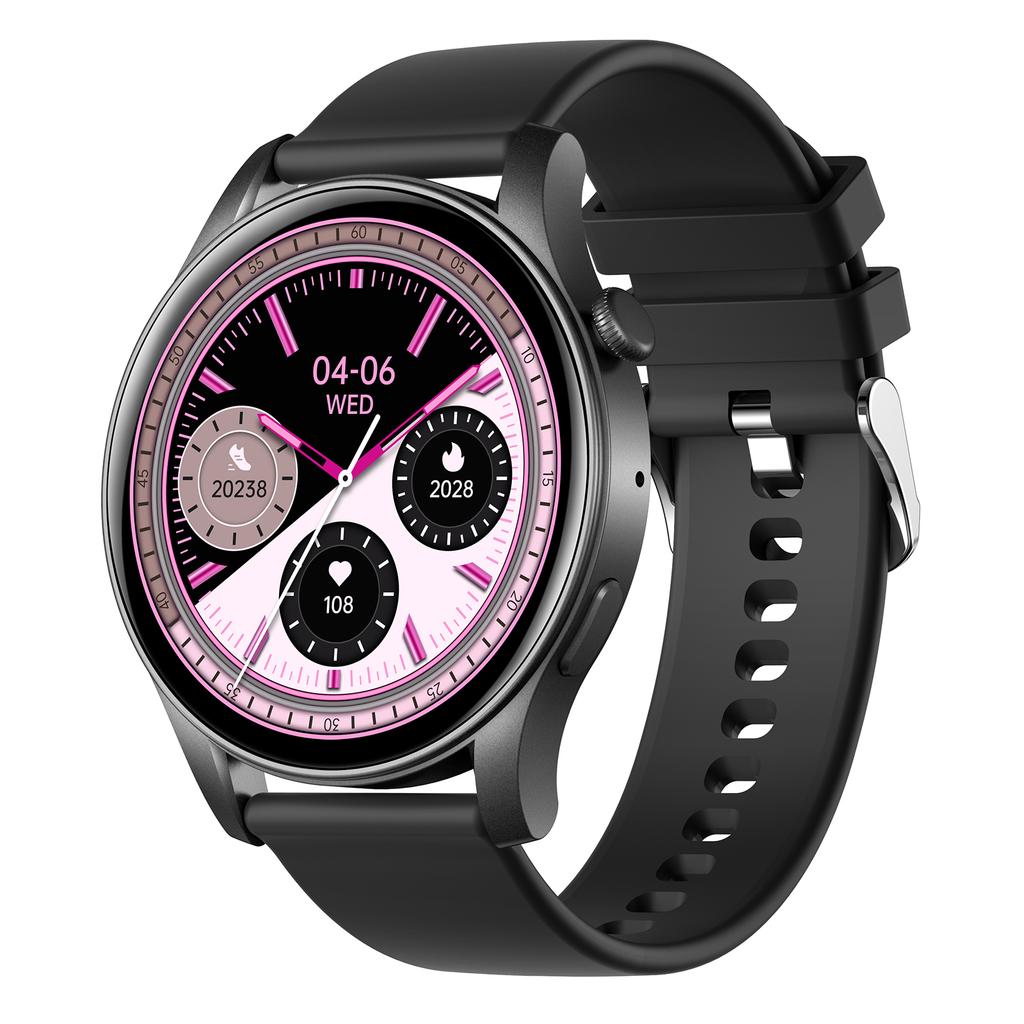 KC88 1,43 Zoll AMOLED-Bildschirm Smartwatch Bluetooth-kompatibles Anrufen Herzfrequenz Blutdruckmonitor