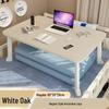 Folding Bedside Desk: Compact Floor Table for Bedroom & Dorm Study