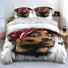 Hip Hop Art Rapper Legend Star Comforter Bedding Set,Duvet Cover Bed Set Quilt Cover Pillowcase,king Queen Size Bedding Set kids