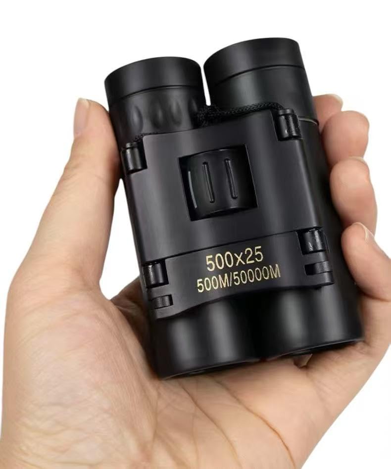 Lightweight and High-performance Binoculars with 8x Zoom and Optical Lenses. Ideal for Outdoor Activities, Theater, and Sports. Black.