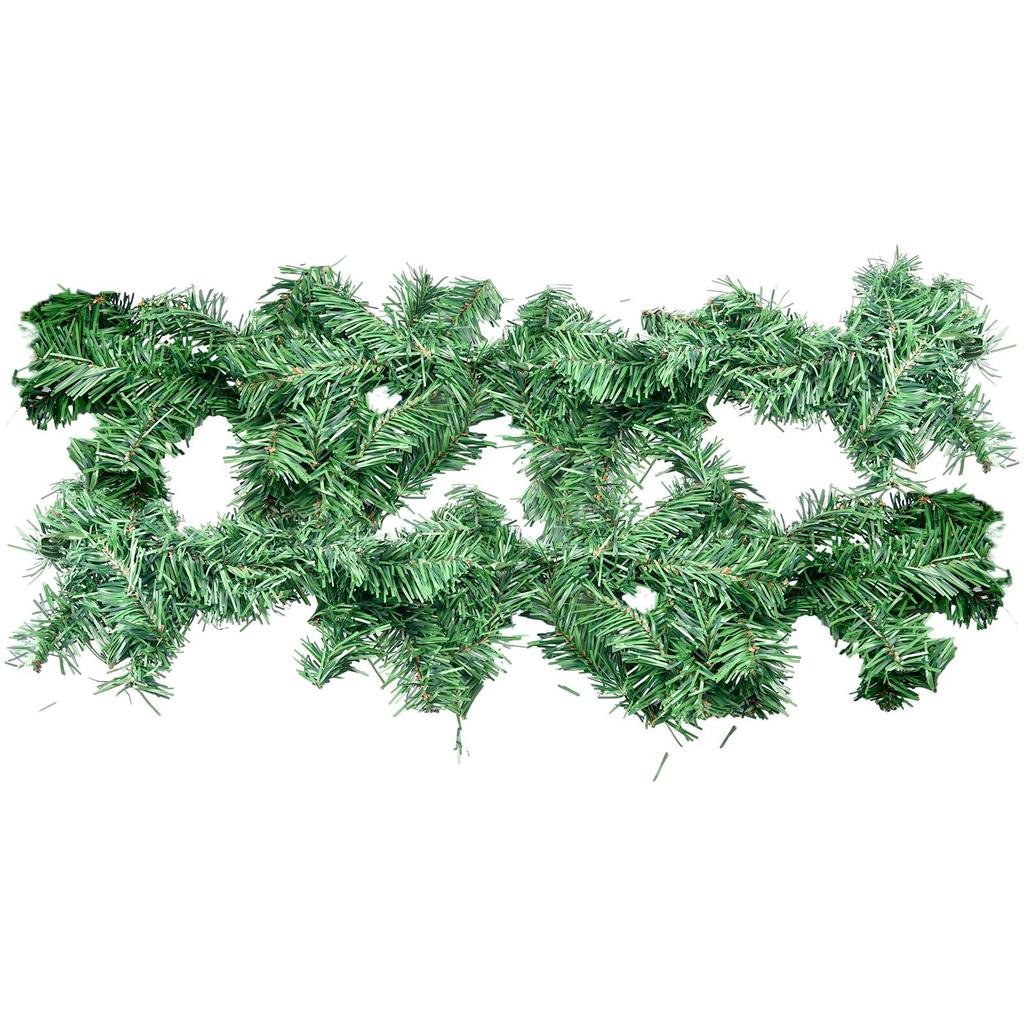 2.7M Artificial Green Christmas Garland Wreath Pinecone Red Berries Artificial Christmas Garland Outdoor Artificial Pine Garland