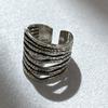 Foxanry Vintage Punk Finger Rings For Women Girl New Trendy Elegant Multilayer Geometry Handmade Birthday Party Jewelry Gifts