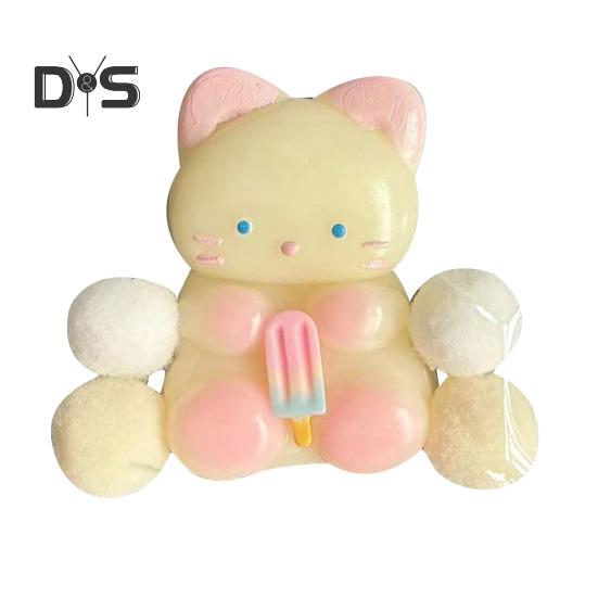 

1/2 шт. игрушка для снятия стресса с тостом в виде животного, кошачий тост, свинья, сенсорная игрушка для детей и взрослых, мягкий TPR-мяч для снятия стресса, успокаивающая игрушка-фиджет C 1pc