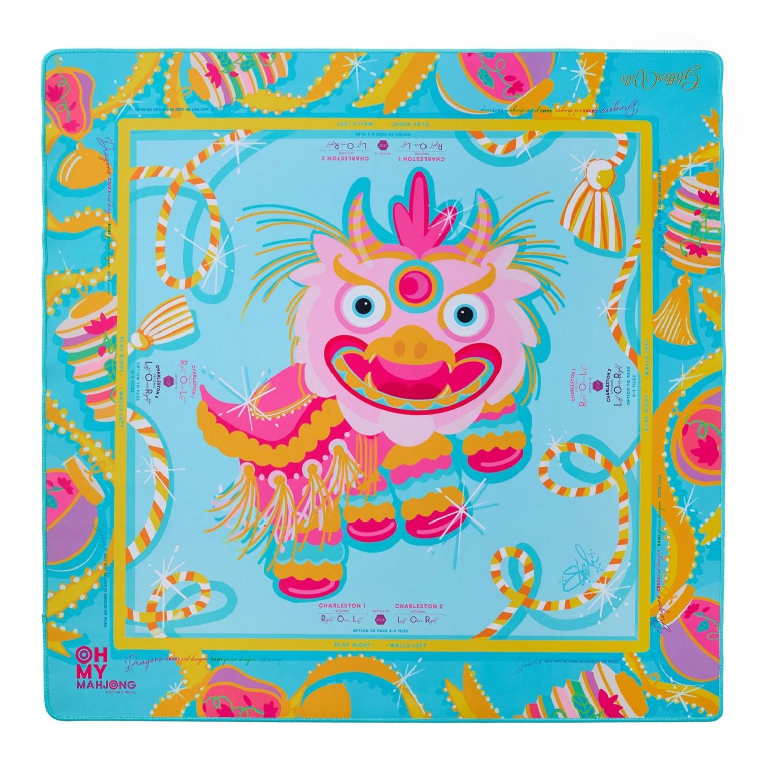 Ningbo Leti Trading Co Itd Mahjong Premium American Mahjong Table Mat Foldable Portable Waterproof 80 80