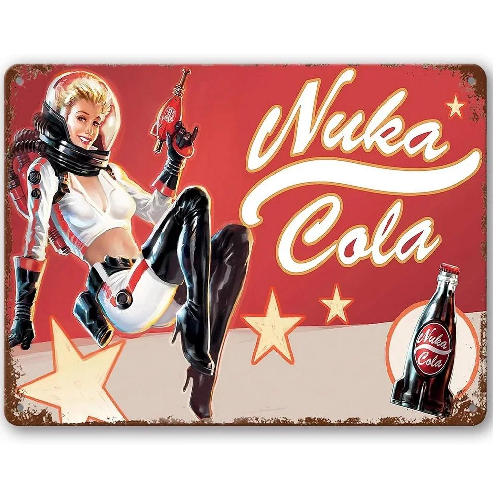 VintageDecor Retro Enjoy Cola Blechschilder - Vintage Poster für Spielzimmer Man Cave Bar - Schöne Wandkunst Geschenk für Garage