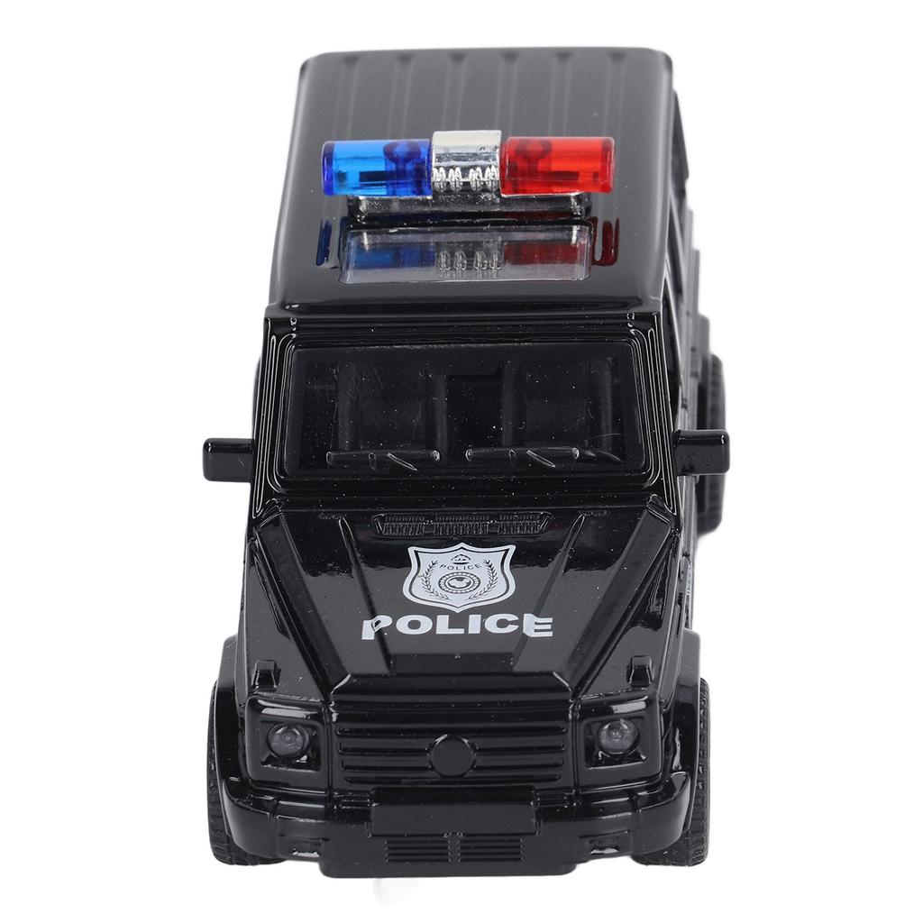 1/32 Scaled Alloy Police Vehicle Model Blinking Lights Ingenious Children Car Toy for Gifts