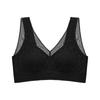 Traceless lace without steel rim closed breast anti-sagging sports bra bra
