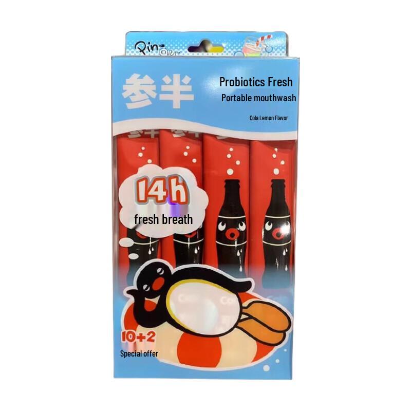 

Semi Probiotic Fresh Portable Mouthwash - Pingu Cola Iced Lemon