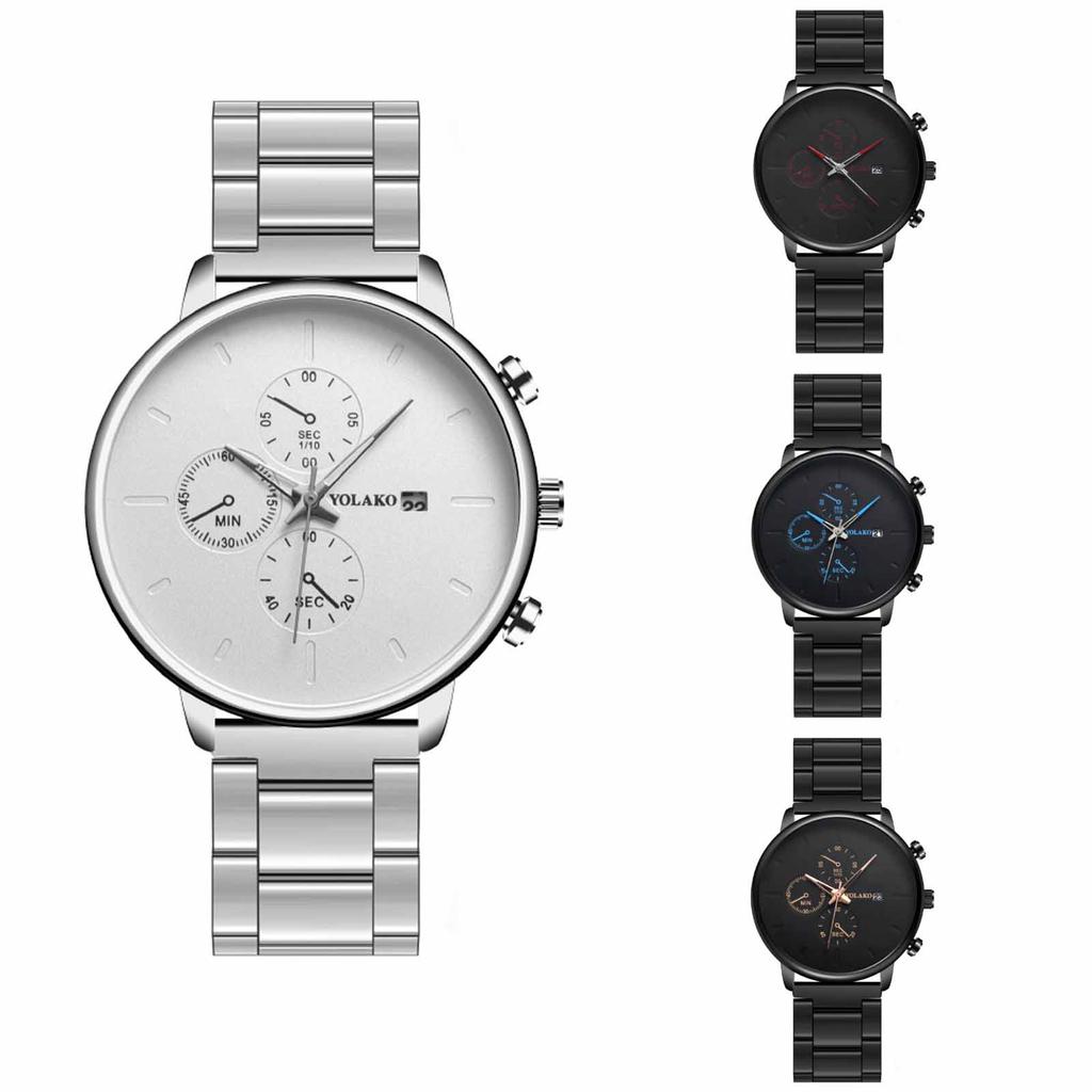 Men's Luminous Running Alarm Clock Watch