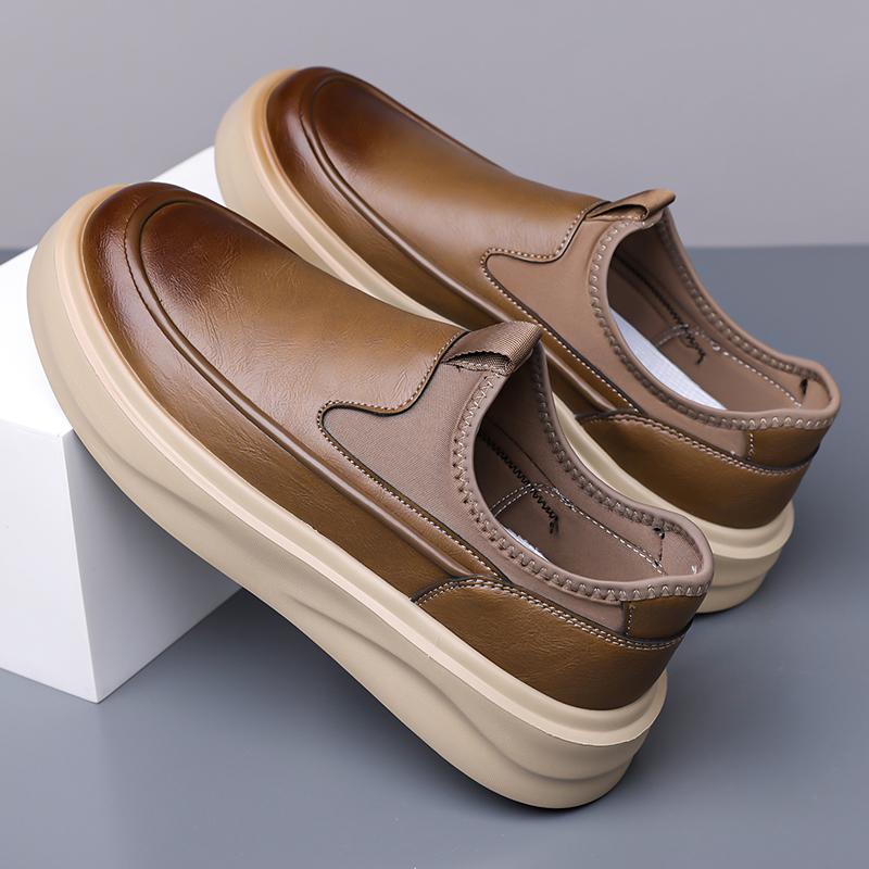 

Мода Качество Мужские Простые Модные Мягкая Подошва Удобная Обувь Кожа Толстая Подошва Деловая Повседневная Обувь Лоферы Обувь Слипоны Вождение Мужская Обувь 39 коричневый