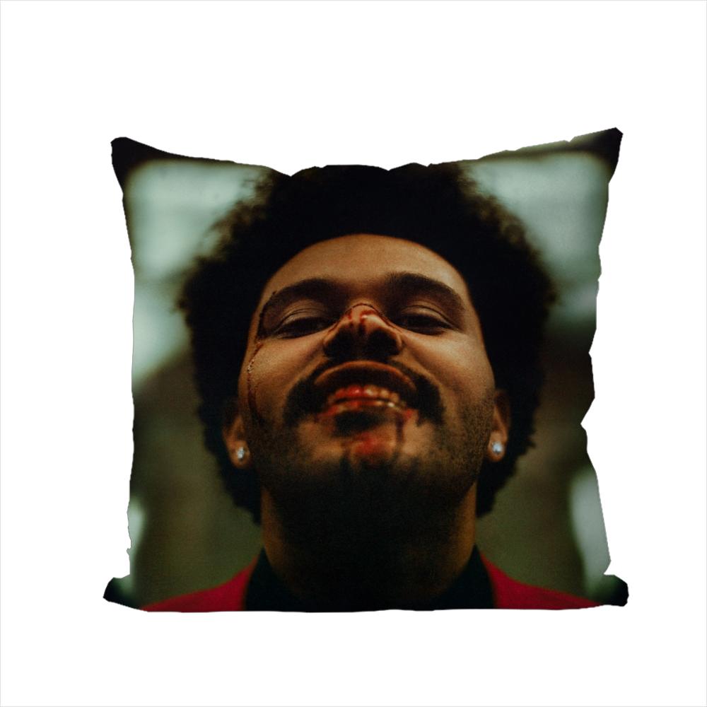 Federa Cuscino Singer The Weeknd Per Auto Divano Decorativa Casa Stampa Double-sided Peluche Quadrato Cuscino Decorativo Copricuscino
