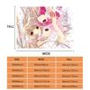 C-Chobits Cartoon Cute Anime Throw Flannel Fluffy Soft Blanket Warm Skin-Friendly Throw for Sofa Bed Office Nap Winter