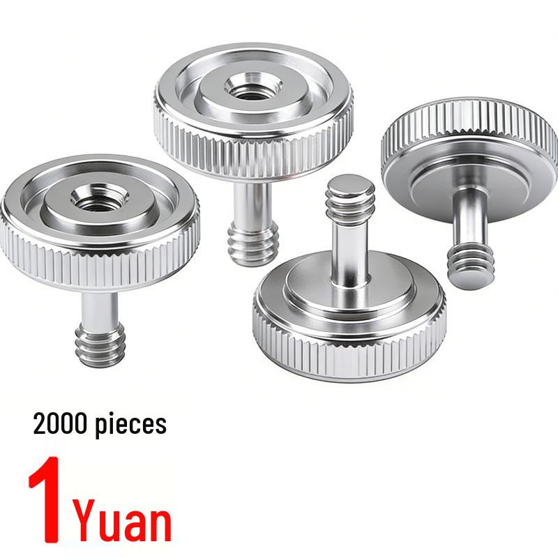 M4 Aluminum Alloy Hand-Tighten Camera Bracket Screw (L-Bracket Compatible)