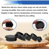 125Pcs Soft Flexible Rubber Hole Plugs 8 Size Furniture Protections Seals Grommets T Shaped Stopper Dust Plugs Enduring