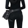 Marsupio da Donna Punk Retrò in PU di Alta Qualità Multifunzionale da Esterno per Moto & Biker Sacche per Cellulare KTY