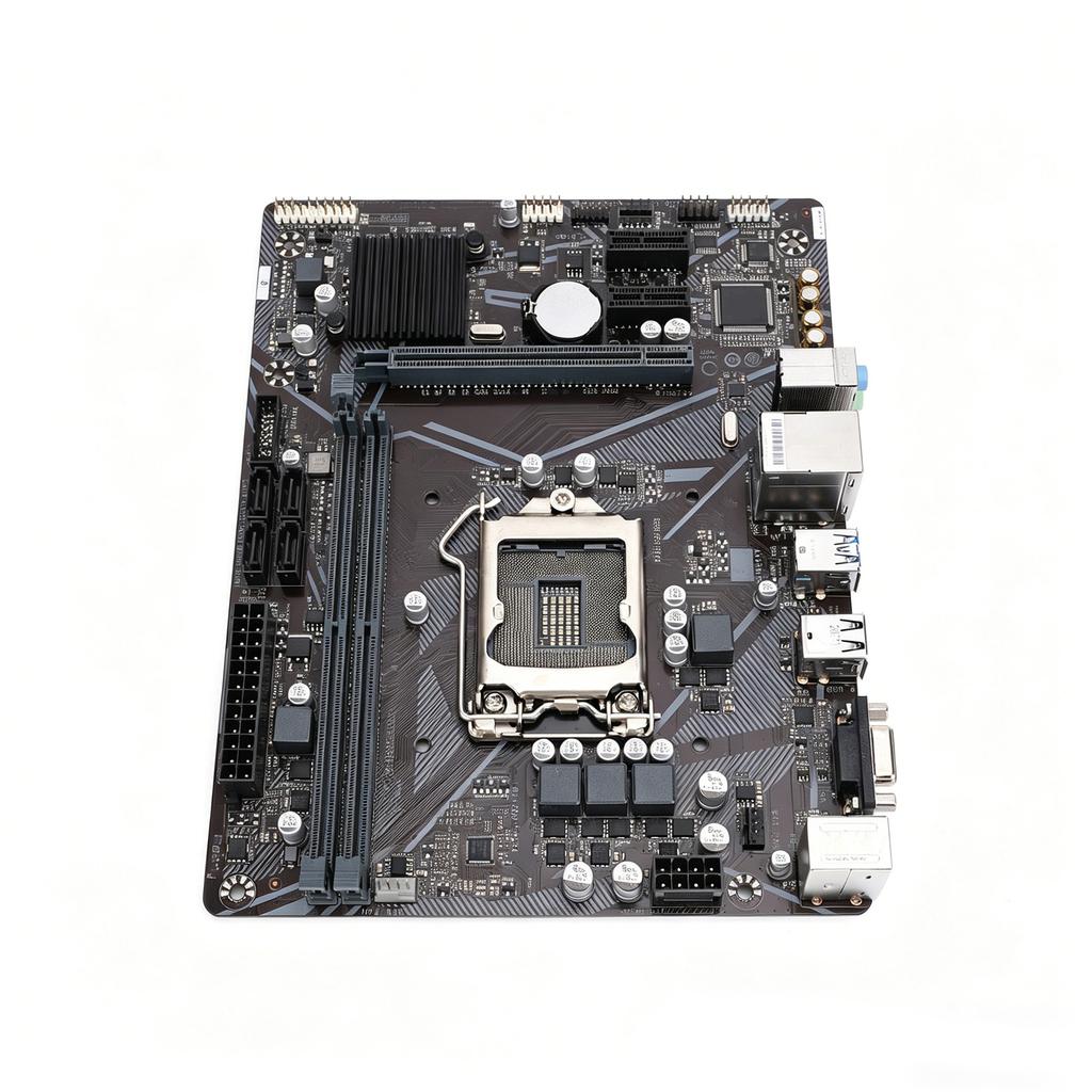 H410M S2 Computer Motherboard LGA1200 for I9 I7 I5 I3 CPU M ATX Desktop Board with DDR4 64GB Maximum