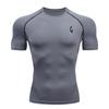 Men's Compression Printed T-shirt, Quick-Dry Fabric, Long-Sleeve Top Suitable for Bodybuilding and Running. RL802