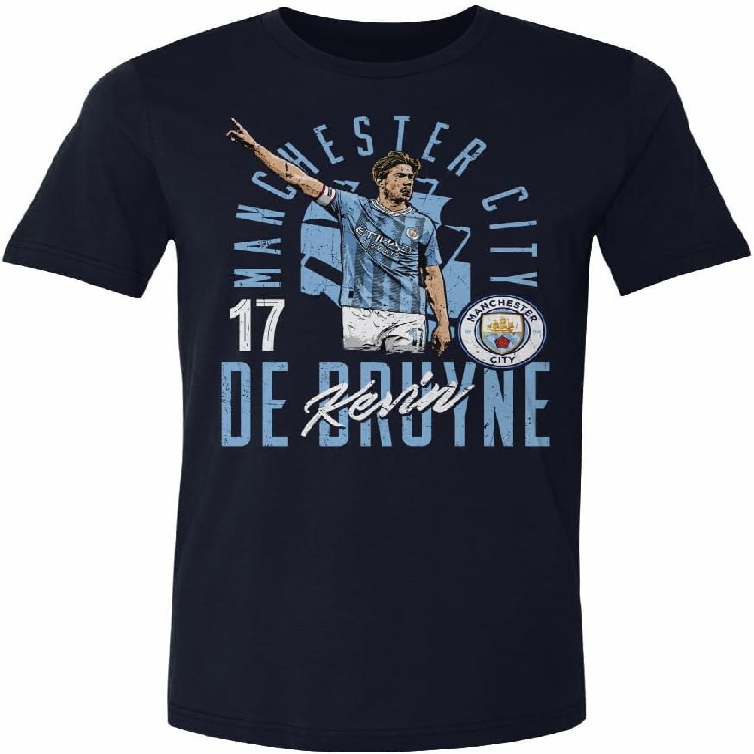 500 LEVEL Kevin De Bruyne Manchester City Shirt - Kevin De Bruyne Manchester City Pose S разноцветный