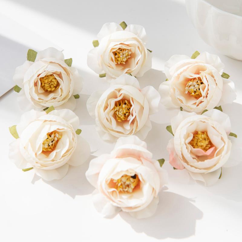 

Искусственные цветы Разноцветные Шелковые Розы Свадебный Фестивальный Венок Аксессуары Дом Сад Вечеринка DIY Скрапбук подарочная коробка Украшение 5pieces