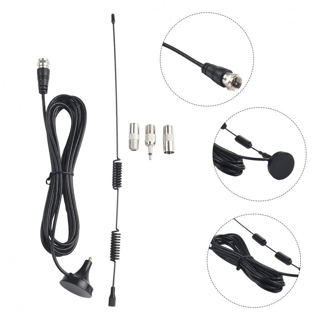 DAB Antenna F Type Male Connector Connector Adapter