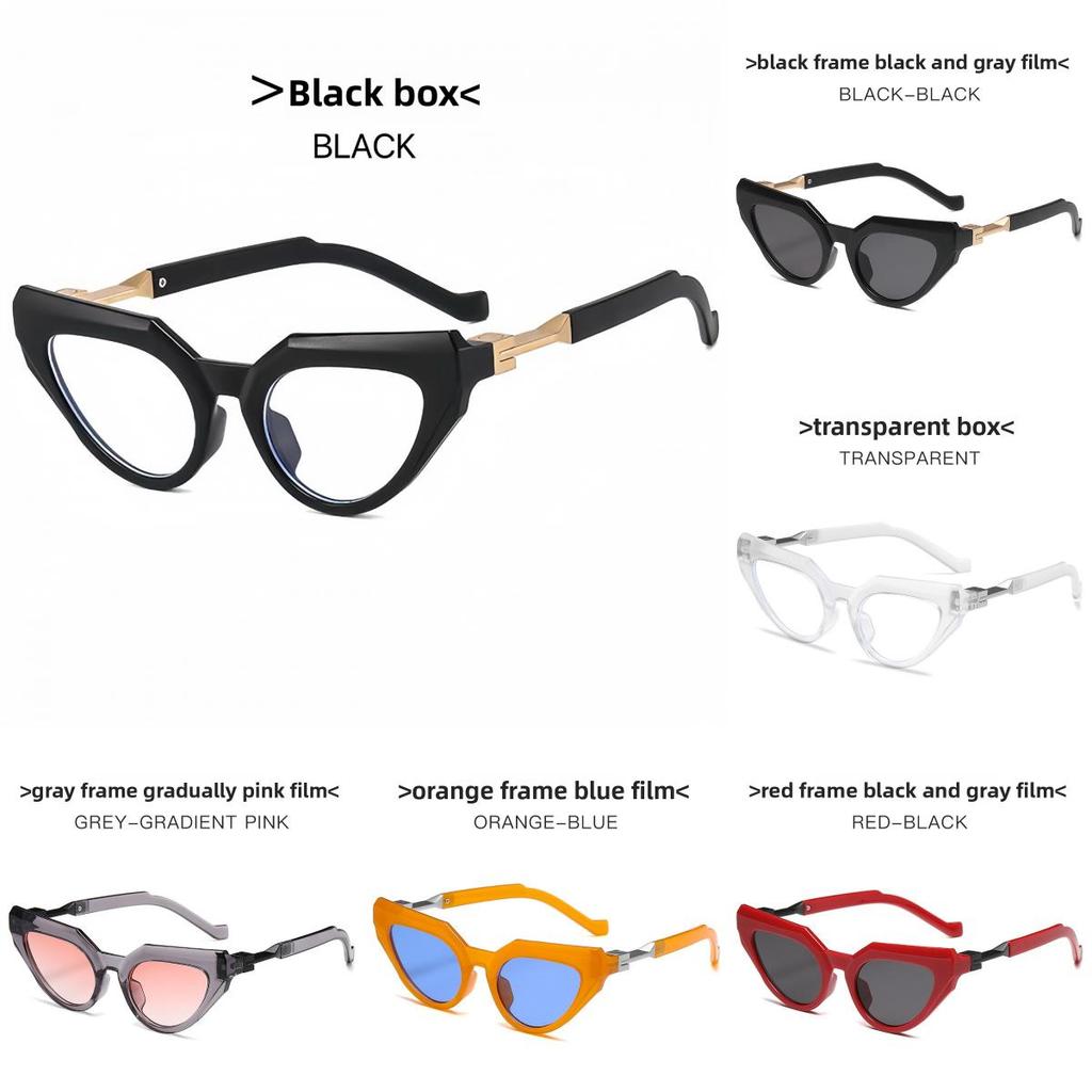 Y2k Future Tech Cat Eye Sunglasses With Uv400 Protection For Fashion Street Style