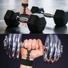 1 Pc/ Pair Ergonomic Shape Lifting Grips Silicone Material Anti-Slip Grips  Barbell Exercises