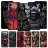 Japan Ghost Face Samurai Phone Case For Xiaomi Mi 17 15T 15 14 14T 13T 12T Pro 12 13 Lite 5G 11T Poco X6 X7 X5 Pro Soft Cover