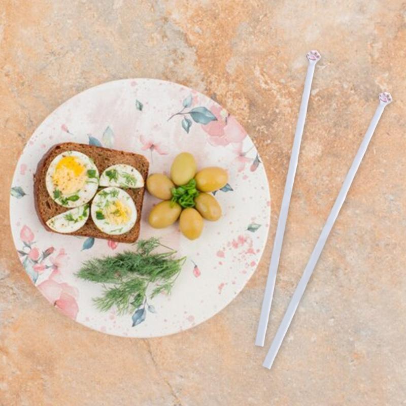Lovely 3D Printed Cats Paws Design Chopsticks Durable Plastic Cutlery For Restaurants Households And Gifting
