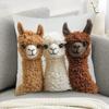 Niedlicher Kissenbezug mit Tierdruck: 2D-Flachdruck, keine echte Stickerei, Nachtsofa Nachtsofa-Kissen