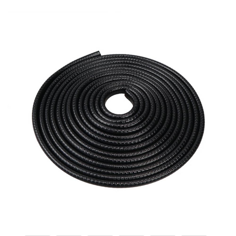 5m Car Door Scratch Protector Strip Trim Edge Sealing Guard Paste-free with Steel Disc Bumper Trim Styling Car
