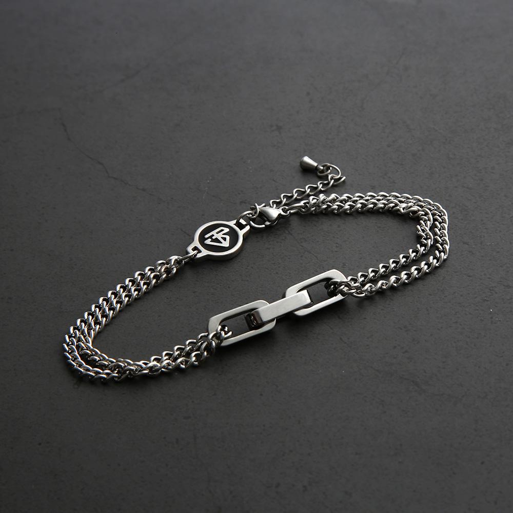 Ventera Oblivion Double Chain Men'S Bracelet