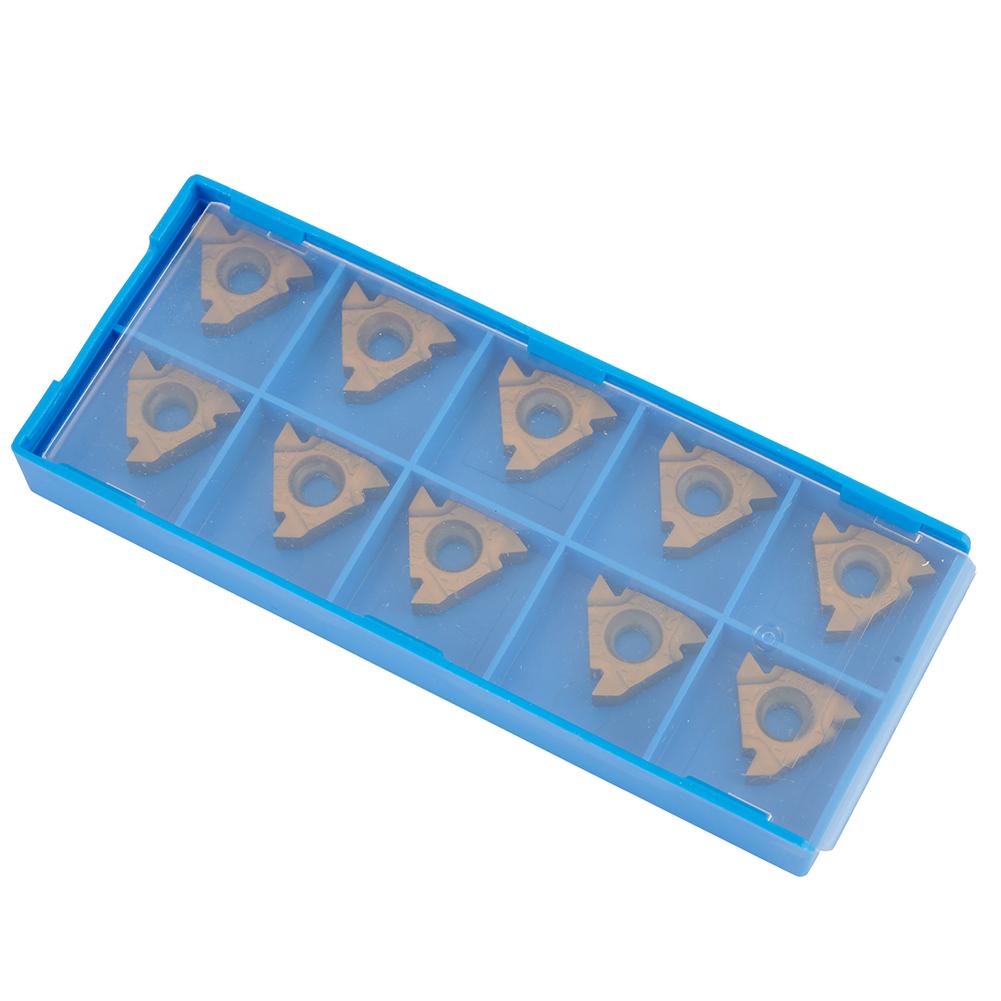 Long Lasting 16ER AG61 Threading Insert Set with SER1111H16 Tool Holder for Large Scale Cutting and Processing