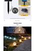 Rainproof Solar Sphere Garden Lamp for Outdoor Lawn and Courtyard