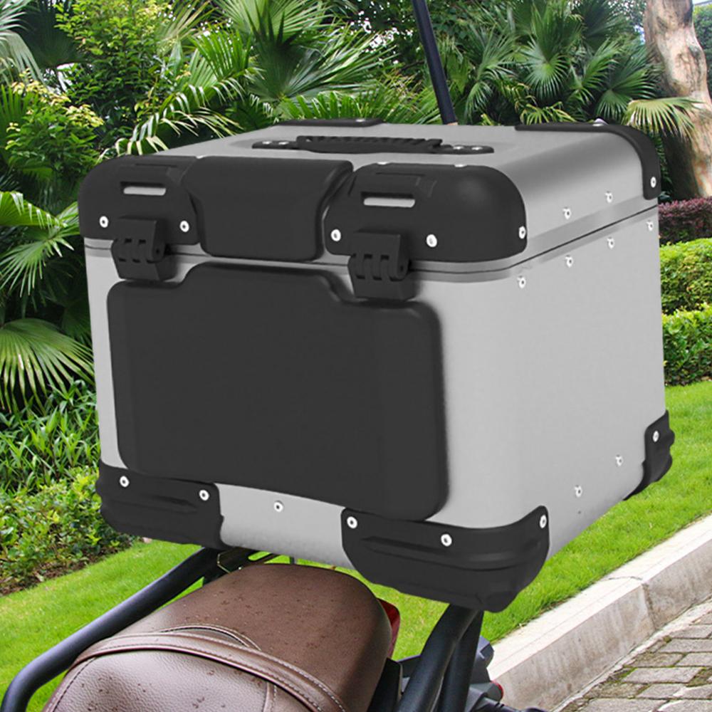 Sponge PU Leather Top Case Backrest Cushion, Trunk Passenger Back Pad, Motorcycle Tail Box Butt Pad, Upgrade Replacement Part