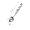 Stainless steel ice cream spoon, ice cream magic tool, self-melting long-handled ice cream spoon, fruit scoop ball