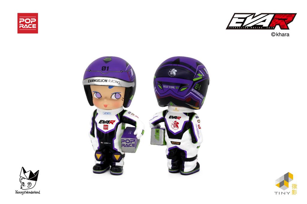 POP RACE X TINY Evangelion Racing SAMSAM Figure PRSS001