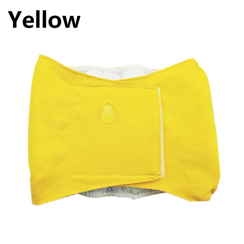 

Многоразовые товары для животных Одежда для животных Менструальный подгузник для собак Физиологические штаны для собак 1 шт. жёлтый