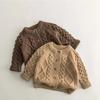 Den Nye 0-6-årige Koreanske Version af Børnetøj Sweater Strikket Cardigan Pige Langærmet Varme og Tyk Varm Jakke