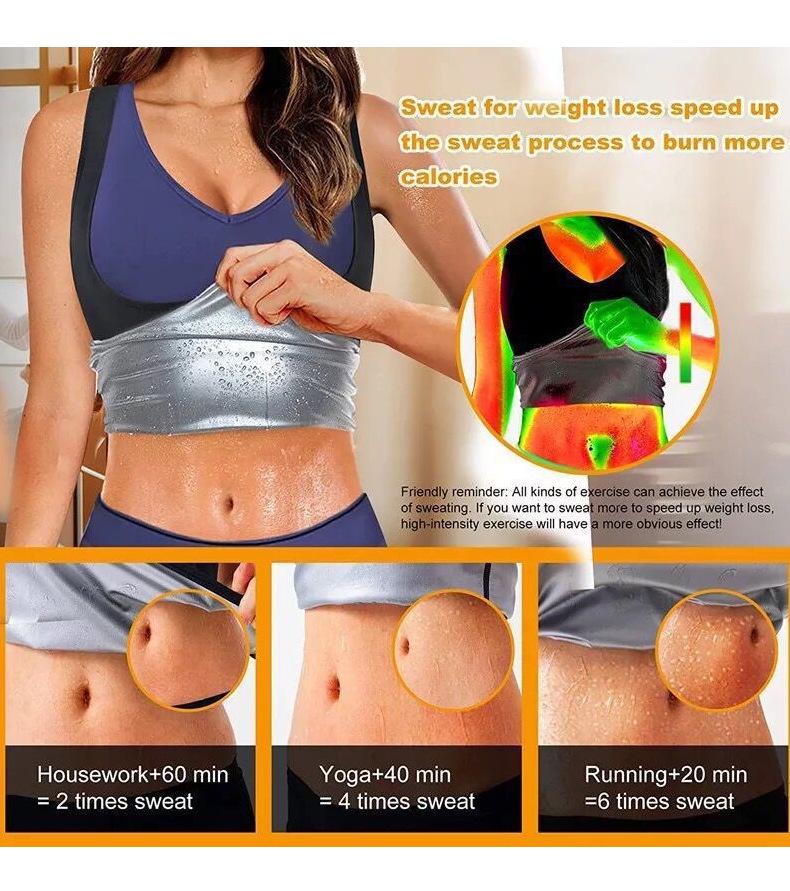 Unisex Sauna Sweat Vest: Slimming, Shaping, and Fat Burning Fitness Top