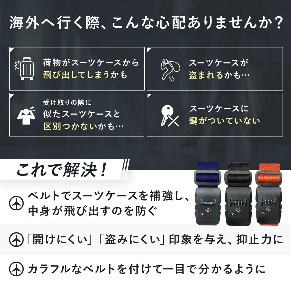 Zamek TSA Walizka Poręczny Podróżny Pokrętło ANY SELECT Pasek, Pasek do przenoszenia, Pasek, Zamek 3-cyfrowy, Antykradzieżowy, Lekki, Regulowany, W kształcie I, Fioletowy,