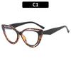  New Fashion TR90 Cat Eye Women Anti Blue Light Glasses Frame Retro Men Optical Luxury Eyewear