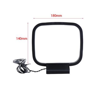 Theater Black Bare Wire Indoor Radio Av Audio 2 Pin Am Loop Antenna Radio Signal Receiving Home Stereo Receiver Fm Radio Loop