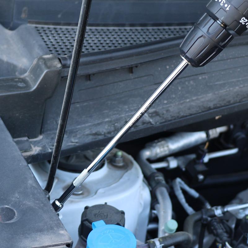 Extended Sleeve Sleeve Ratchet Extender Long Rod Steering Sleeve Linkage Attachment Automotive Repair Parts 250mm Hand Tools 1pc