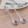 4Pcs/set Kitchen Accessories Stirring Spoon New Year Xmas Gifts Tableware Christmas Decorations Dessert Spoon Coffee Spoons