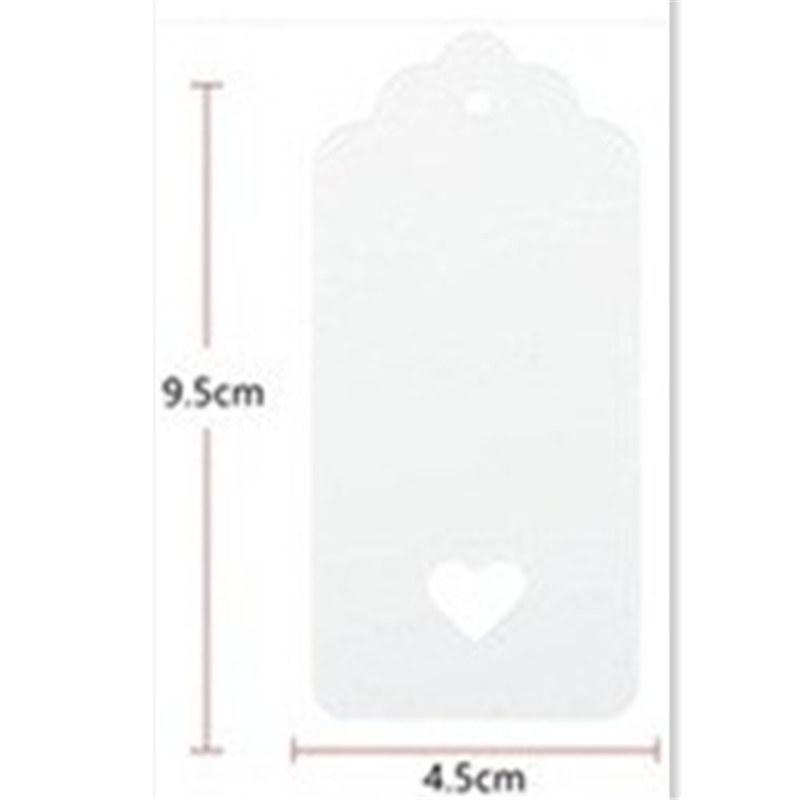 Round Kraft Paper Hang Tags for Halloween, Christmas, and Thanksgiving - Blank Black and White Handmade Labels