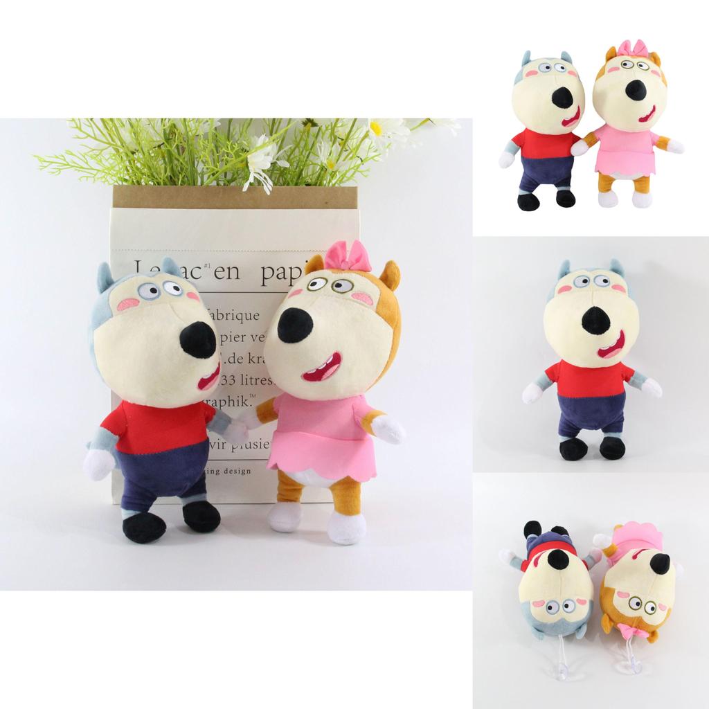 Adorable 25cm Wolfoo Lucy Plush Toy Soft And Cuddly Stuffed Cartoon Doll