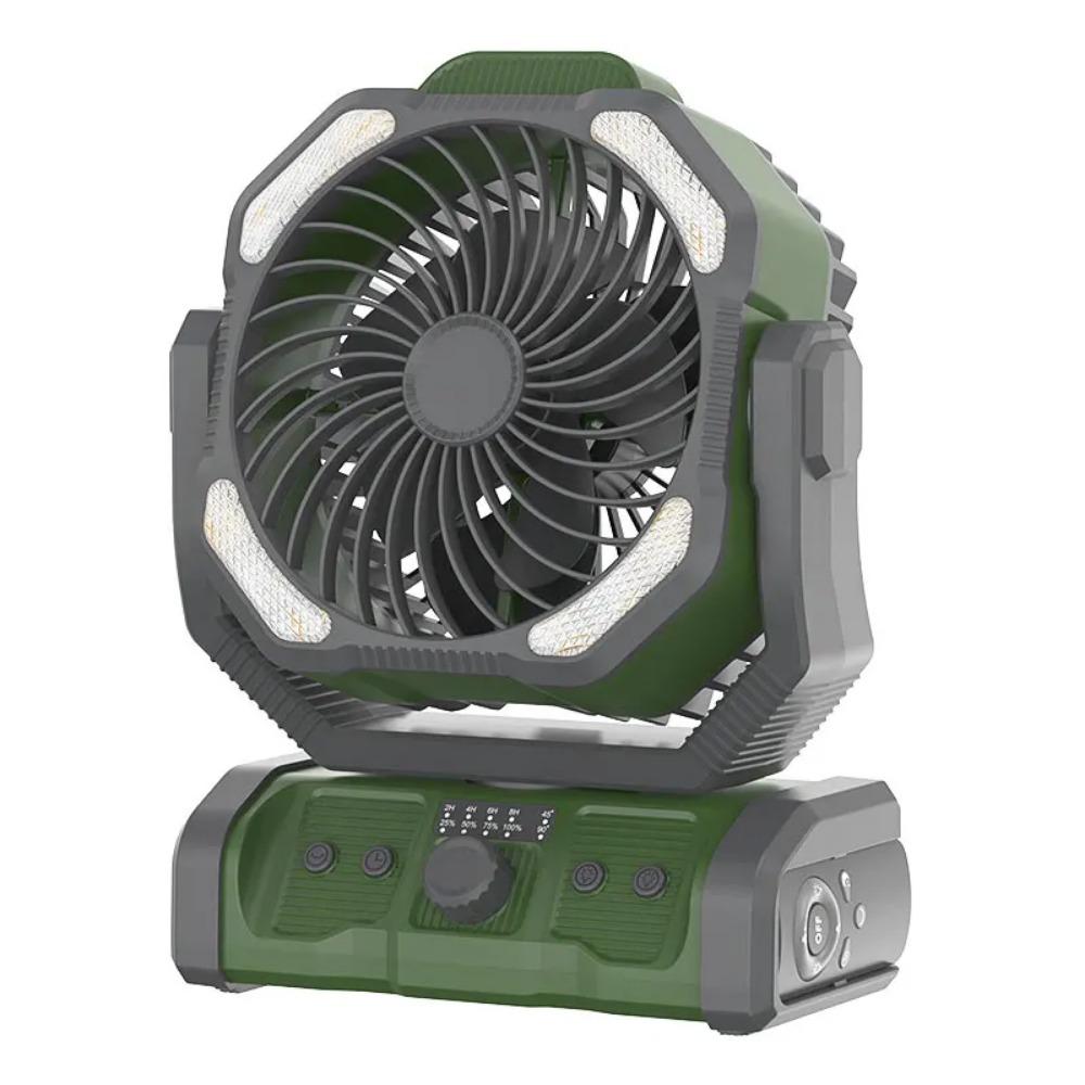 Camping Fan Rechargeable 20000mah Portable Wireless Camping fan for Outdoor Camping Ceiling Fan with Light and Remote Control