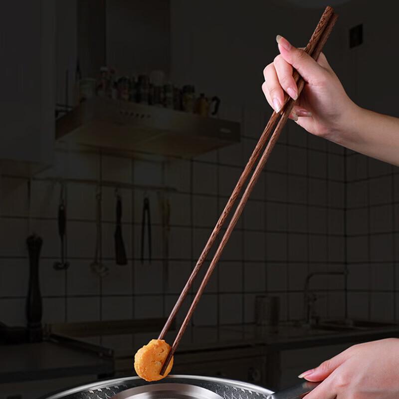 50cm Wooden Anti-Scald Cooking Chopsticks