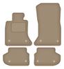 Dywaniki samochodowe welurowe do: BMW 5 F10_FL sedan (2013-2017) beżowe