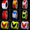 1 Roll Shining Reflective Safety Warning Tape Self Adhesive Twill Printing Reflective Tape For Car